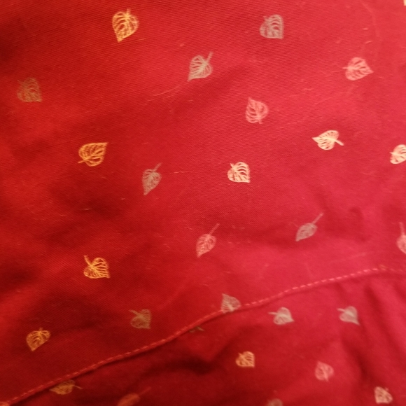 Eddie Bauer Red Button Up - Picture 4 of 5